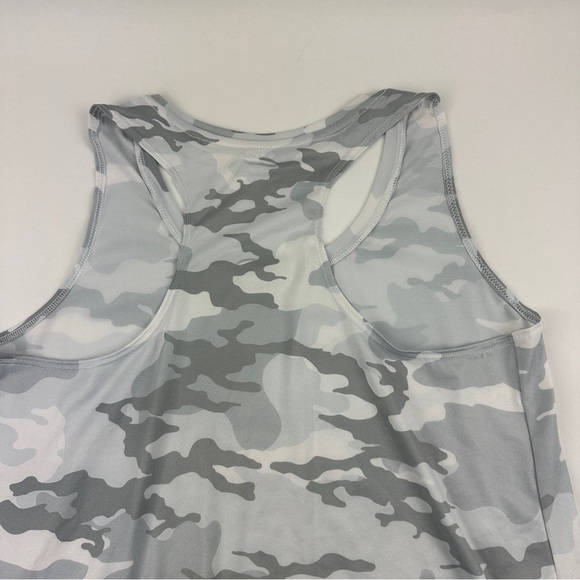 Athletic Works Tank Top Women Medium 8/10 Gray Camo - Picture 7 of 7